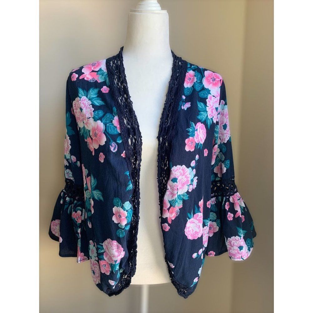 Miss Chievious floral kimono cardigan